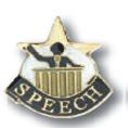 Academic Achievement Pin - "Speech"